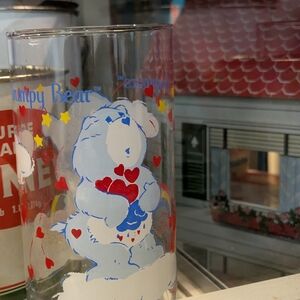 Care Bears 'Bumpy Bear' Heart Print Vintage Glass